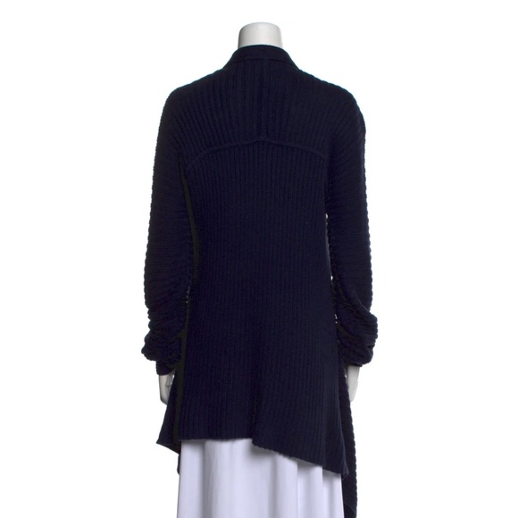 Diane Von Furstenberg Open Front Draped Knit Sweater - Picture 3 of 15